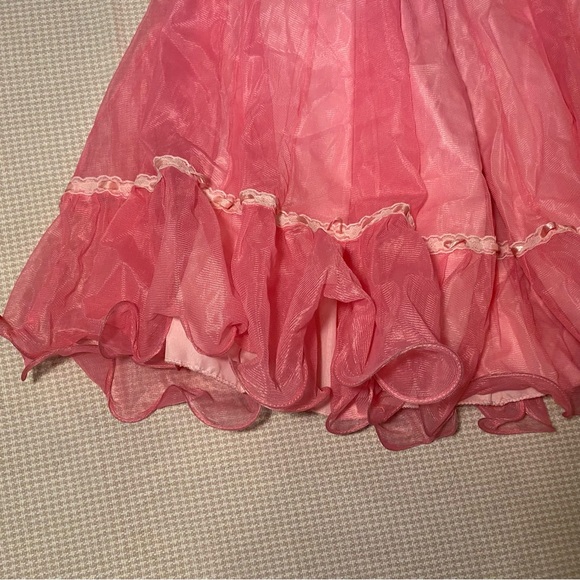 Pink Ruffled Circle Skirt - Picture 3 of 7